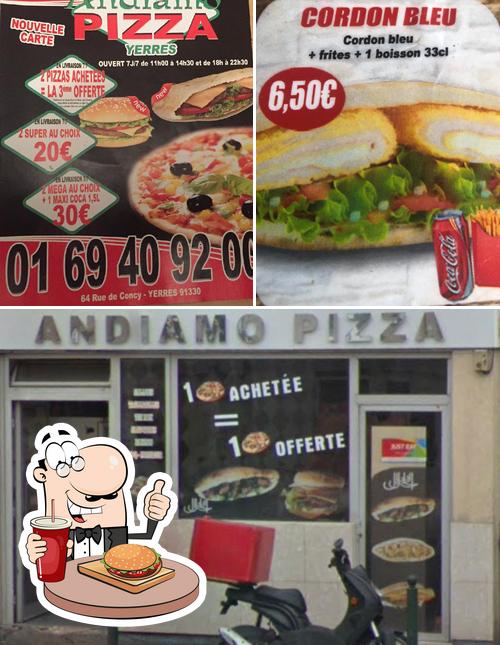 Las hamburguesas de Andiamo Pizza Yerres gustan a una gran variedad de paladares