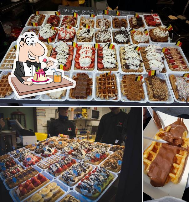 Los Churros & Waffle bietet eine Vielfalt von Süßspeisen