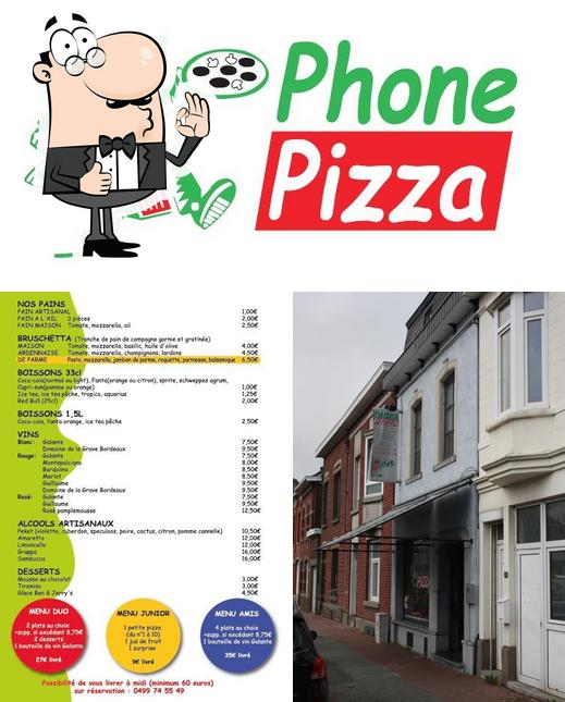 Взгляните на снимок пиццерии "Phone pizza"