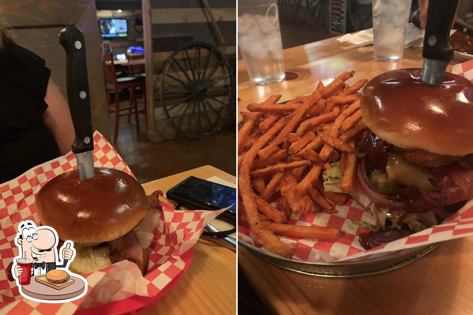 Try out a burger at Dick Weed’s Bar & Grill