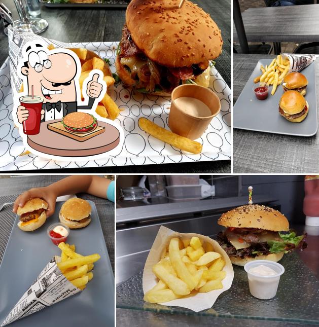 Prenez un hamburger à Gigi Burgers Hendaye France