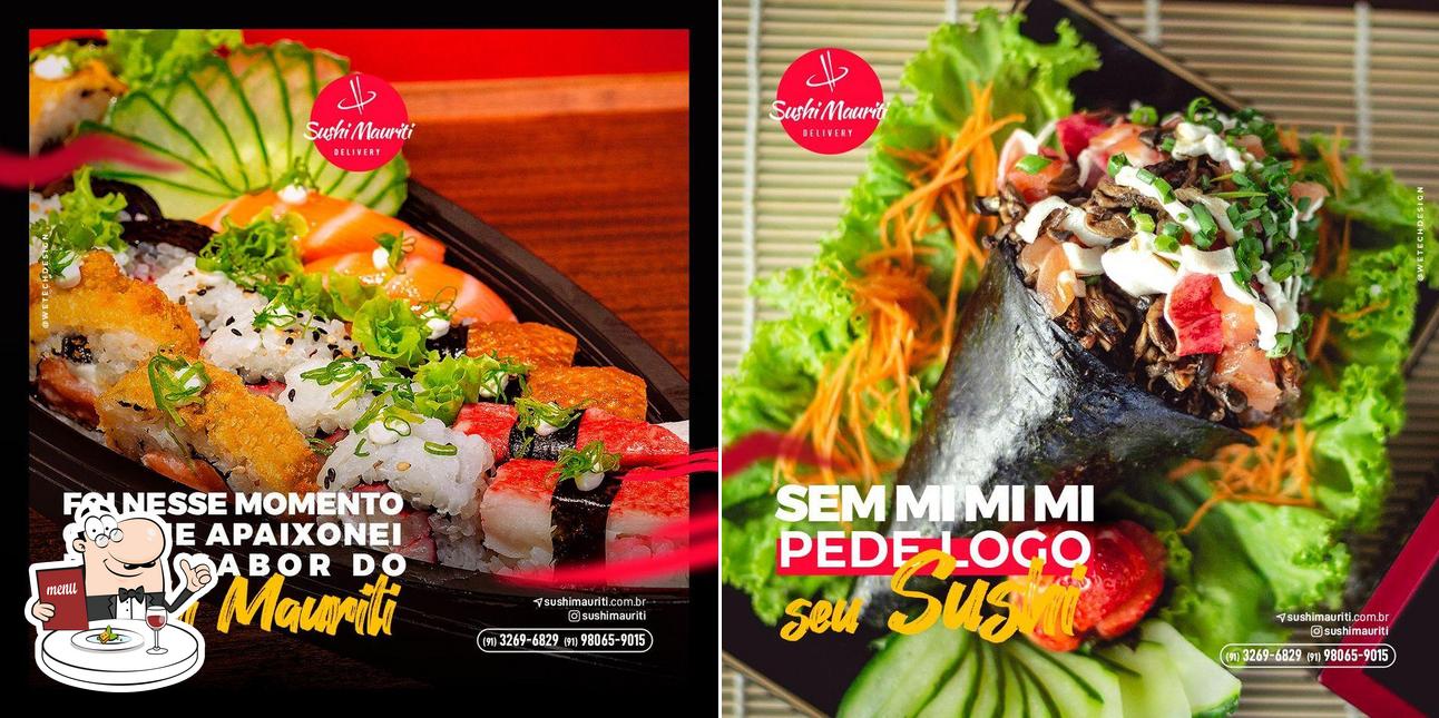 Platos en Sushi Mauriti Delivery