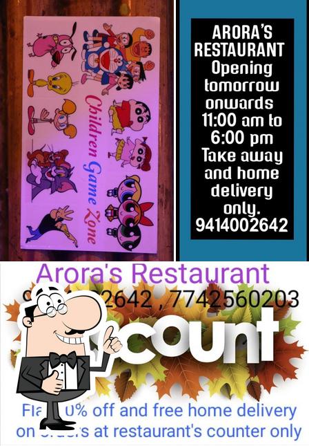 Look at this image of Arora's Family Restaurant & Bar ( special kid's zone) fine dining and Rooftop