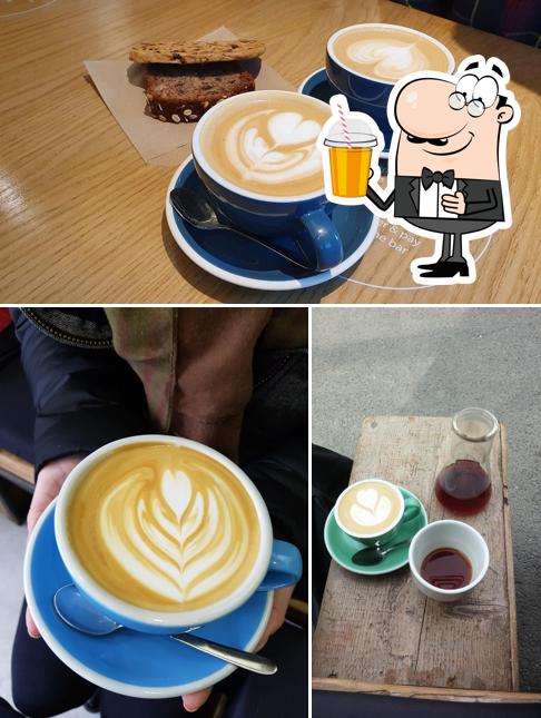 Enjoy a beverage at STEAM Coffee Shop