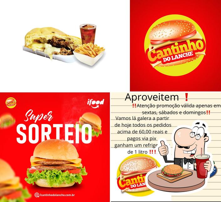 Consiga um hambúrguer no Cantinho do Lanche