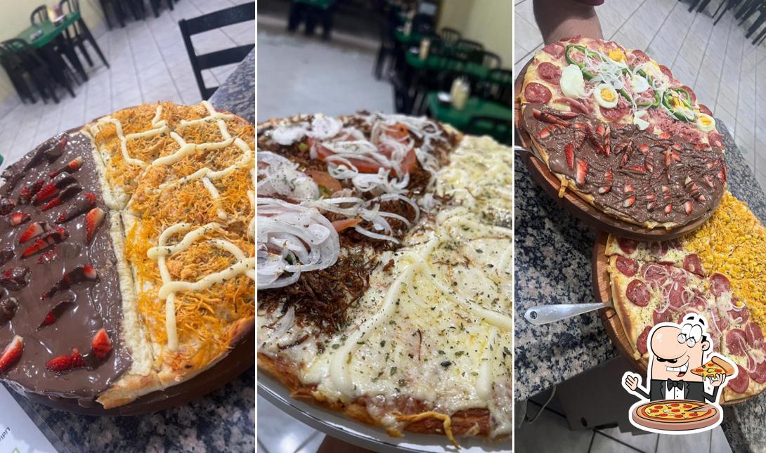 Experimente diferentes tipos de pizza