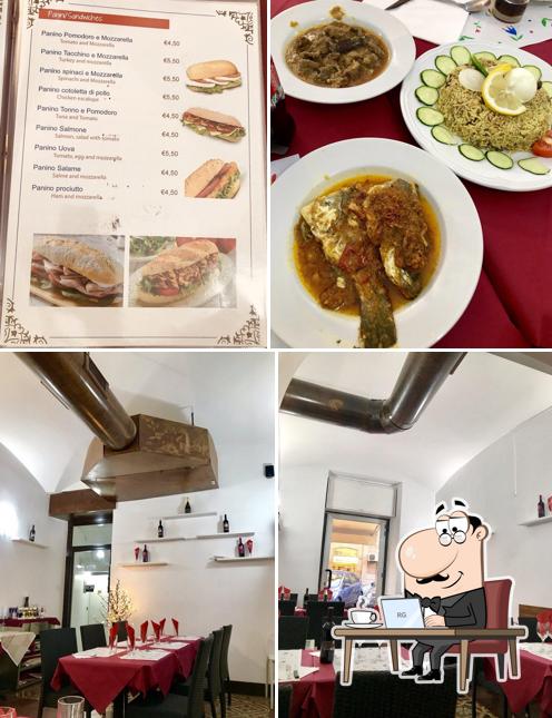 Guarda la foto che raffigura la interni e cibo di Jahan Restaurant