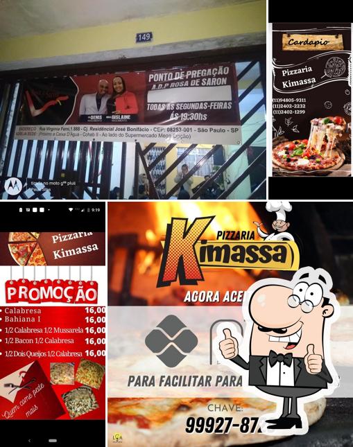 Look at the pic of Pizzaria Kimassa