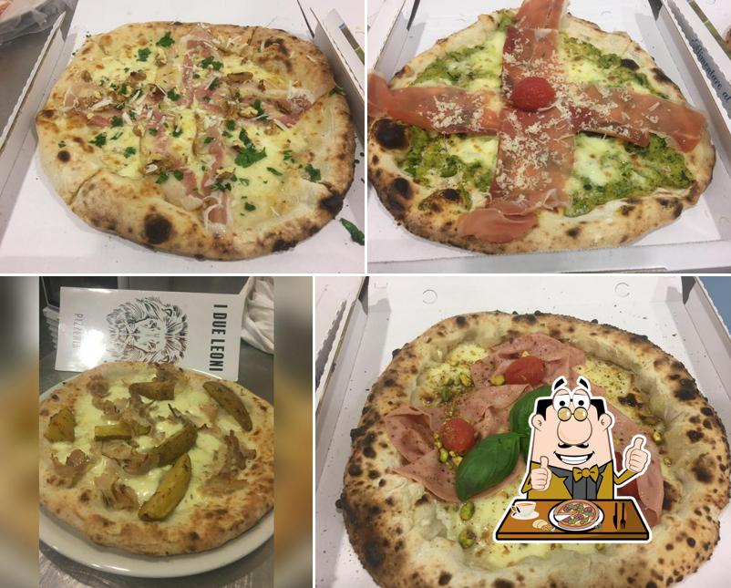 Ordina una pizza a Pizzeria i due leoni