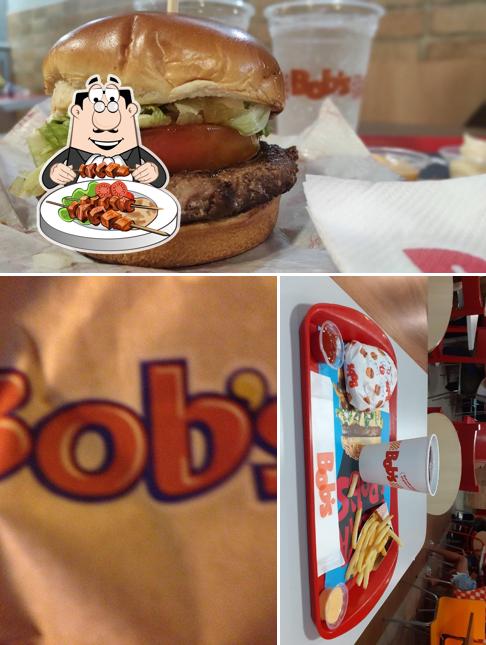 Comida em Bob's Burger - Rua Halfeld