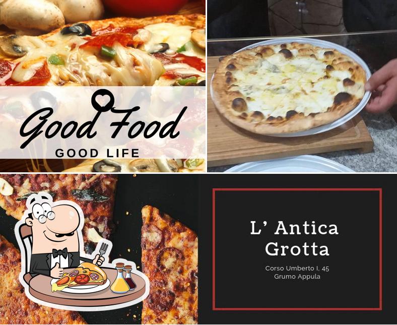 Ordina una pizza a Pizzeria L' Antica Grotta