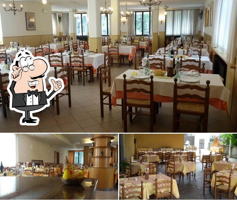 Gli interni di ristorante Angeloni