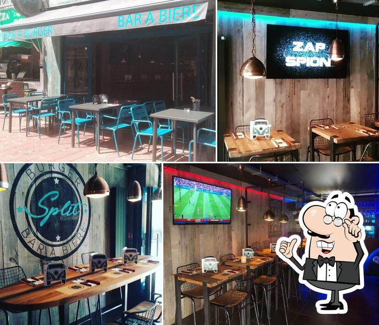 L'intérieur de Split Burger