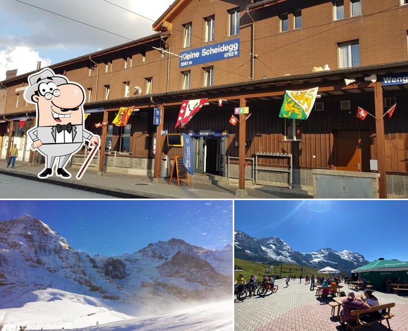 Gli esterni di Bergrestaurant Kleine Scheidegg