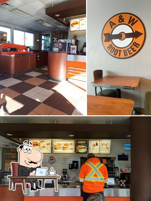 L'intérieur de A&W Canada