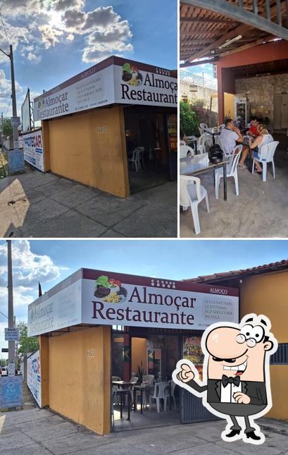 O interior do Almoçar Restaurante