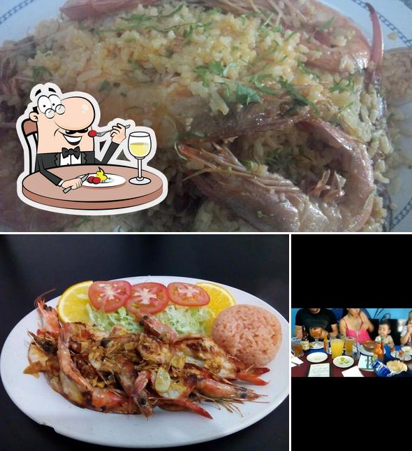 Las imágenes de comida y interior en Mariscos El Ancla