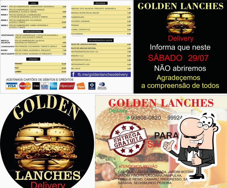 Here's a picture of Golden Lanches Delivery