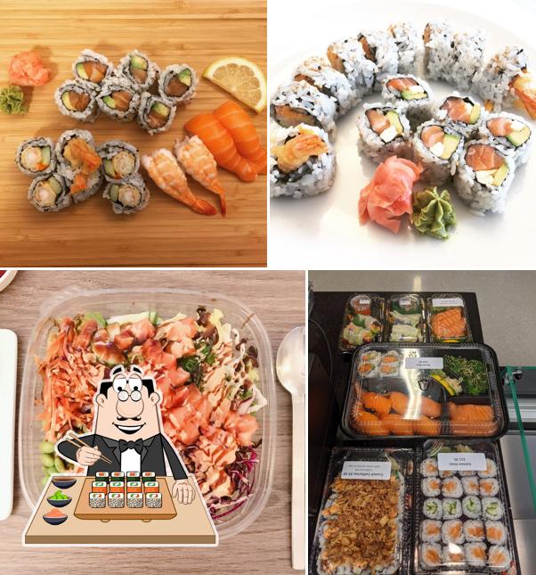 Try out different sushi options