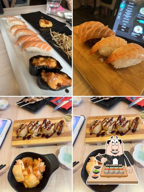 Les sushi sont servis à mishi mishi