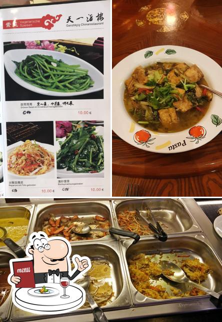 Food at TianYi China-Büffet-Haus