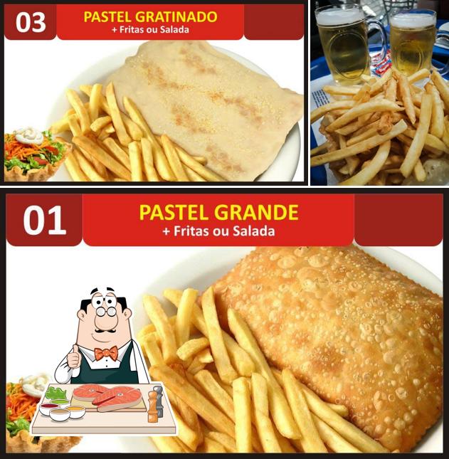 Peixe e fritas em DiPastellis - Seu Pastel no Tamanho Certo