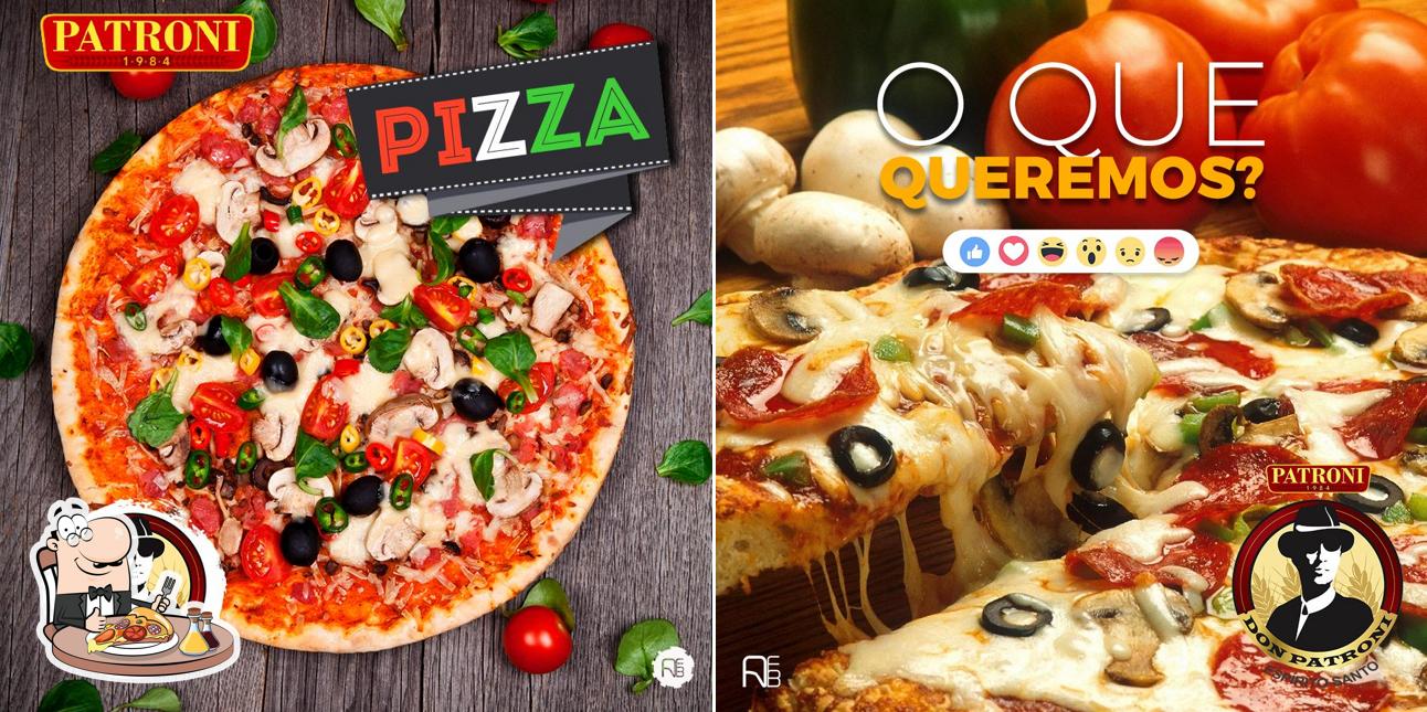 Experimente pizza no Patroni Pizzaria Espírito Santo