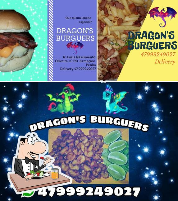 Esta é a foto apresentando comida e exterior no Dragon's Burguers