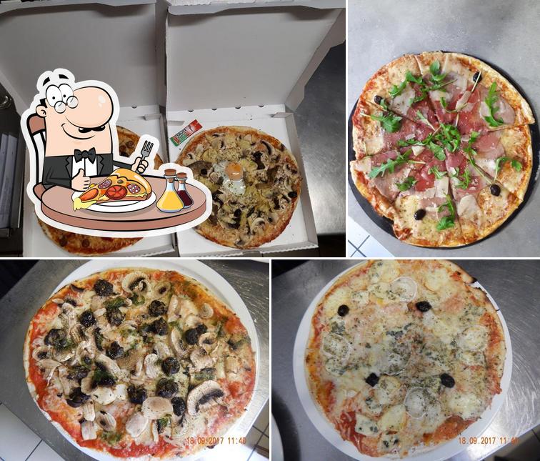 Choisissez des pizzas à La Pizzeria