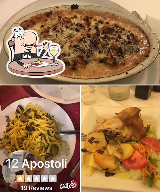 Nourriture à Ristorante Pizzeria Forno A Legna 12 Apostoli