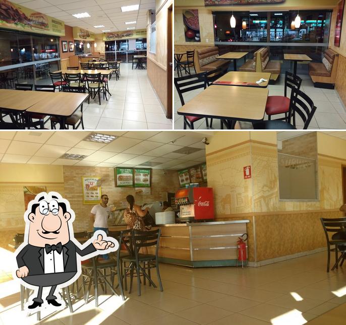 Veja imagens do interior do Subway