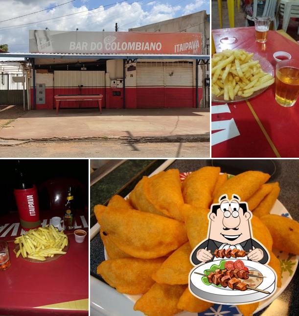 Comida em Bar do Colombiano