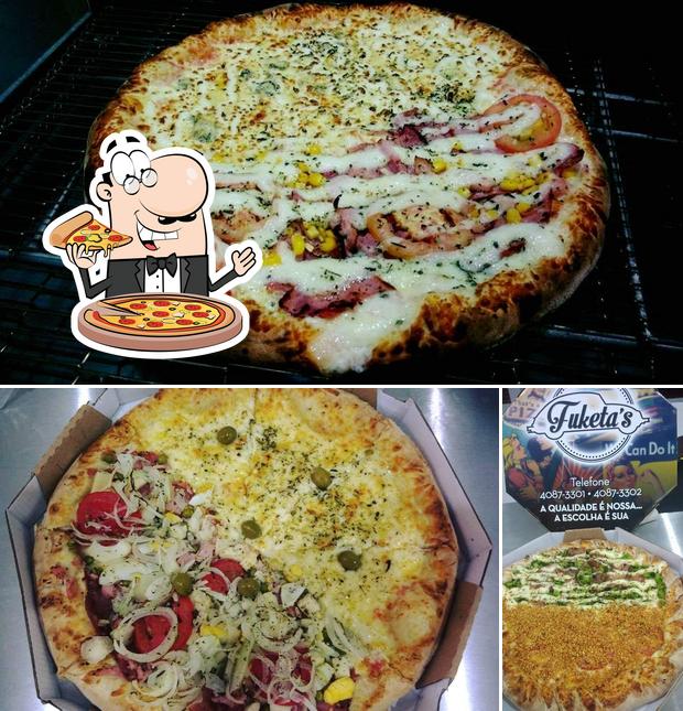 Escolha pizza no Fubeka's Jundiaí