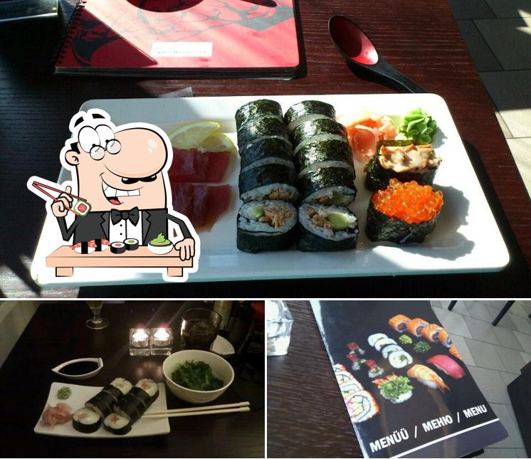 Sushihouse sirve rollitos de sushi