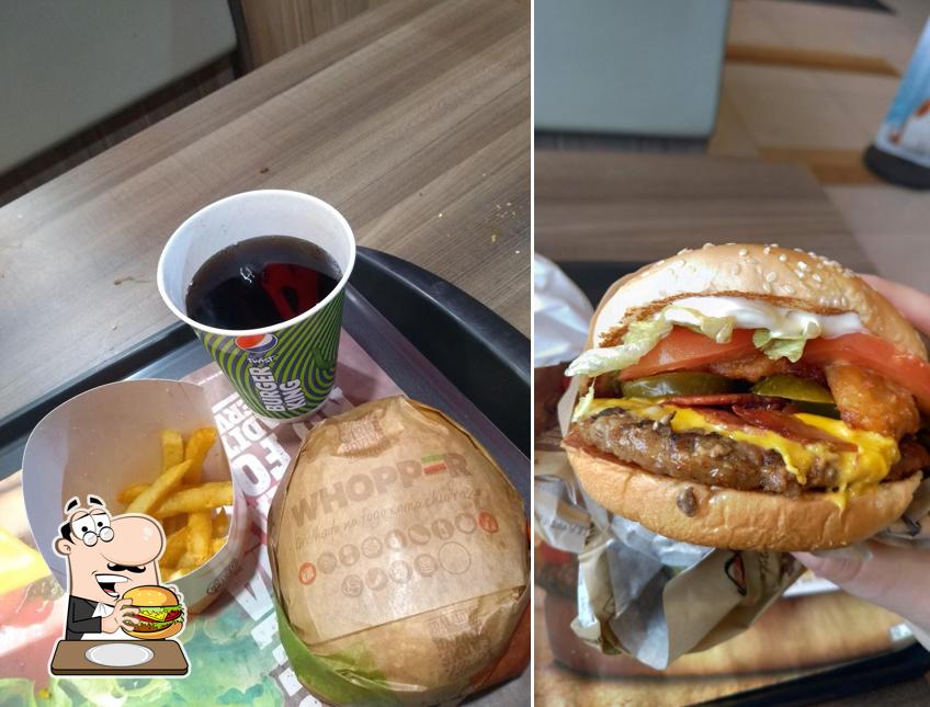 Consiga um hambúrguer no Burger King Drive Thru