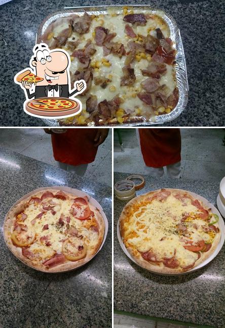 Escolha pizza no Pizza Líder