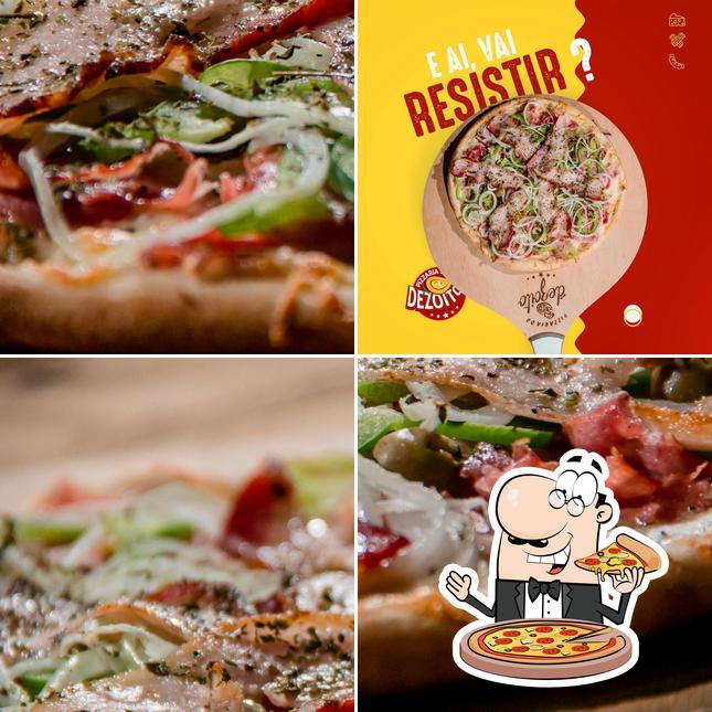 Peça pizza no Pizzaria do Dezoito