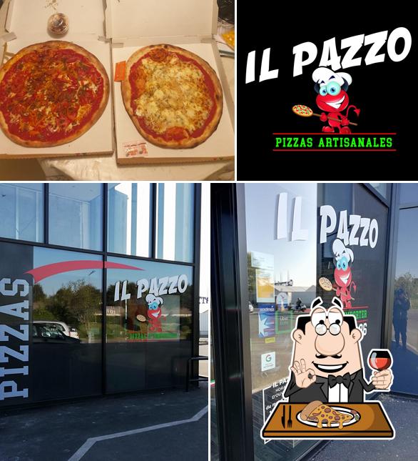 A Il Pazzo, vous pouvez essayer des pizzas