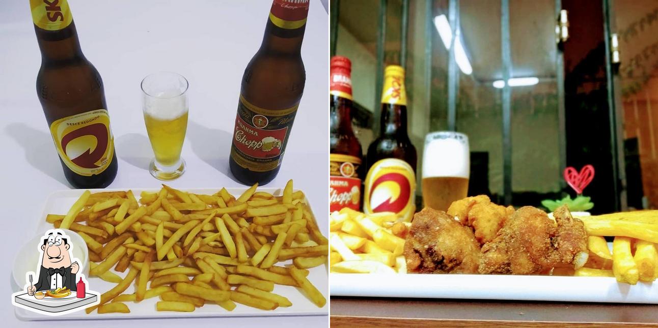 Peça fritas no Lancheria de Família