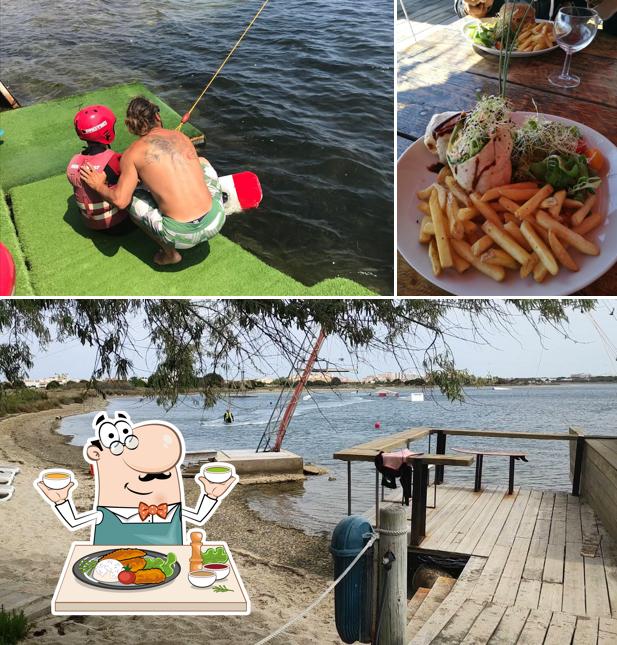 L’image de la nourriture et extérieur concernant Téléski Nautique Barcarès wakeboard