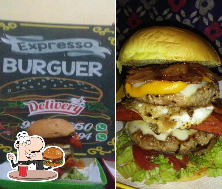 Delicie-se com um hambúrguer no Expresso Burguer