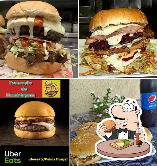 Hambúrguer em Grims Burger