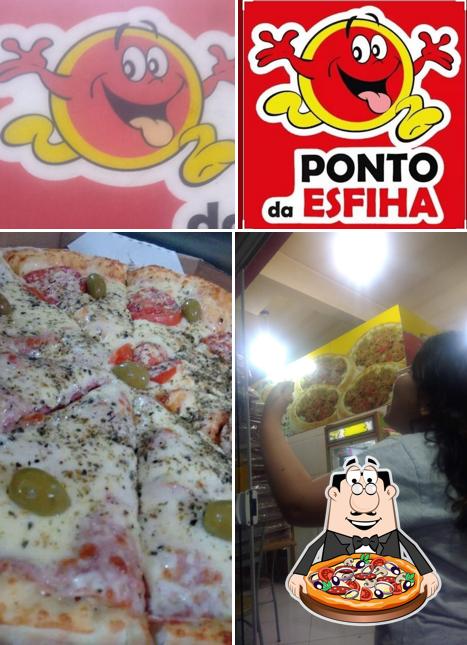 Consiga pizza no Ponto da Esfiha