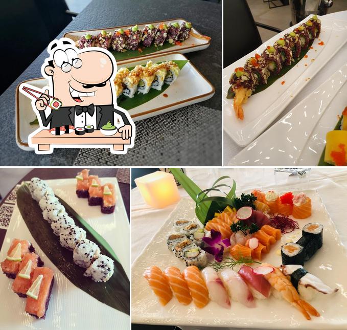 Scegli le diverse opzioni di sushi