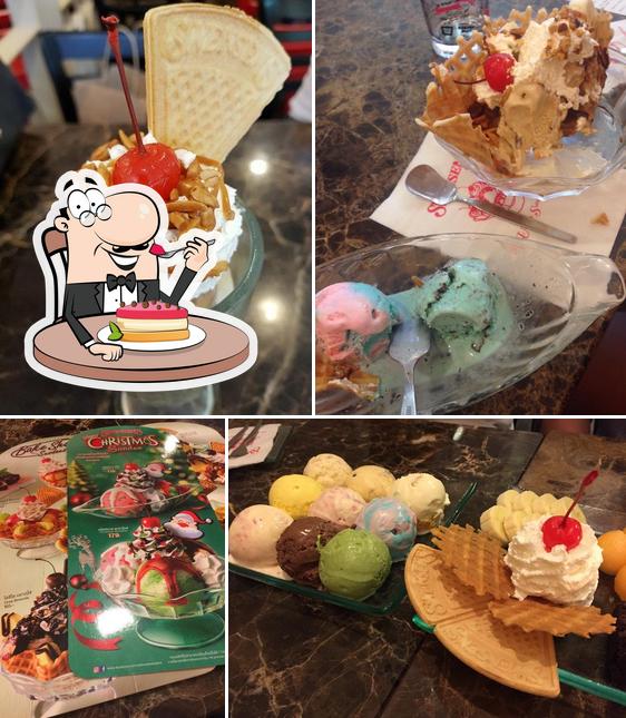 SWENSEN'S provides a variety of sweet dishes