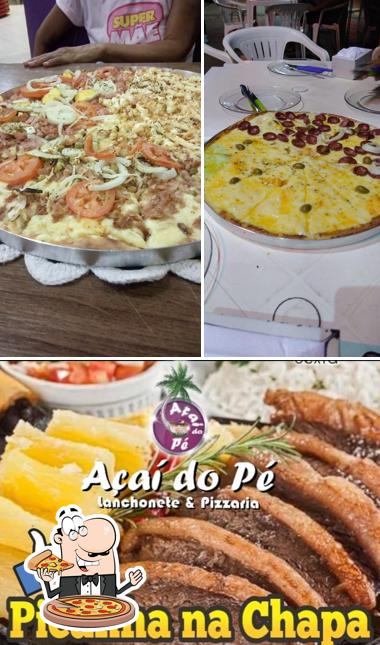 Peça pizza no Açaí do pé