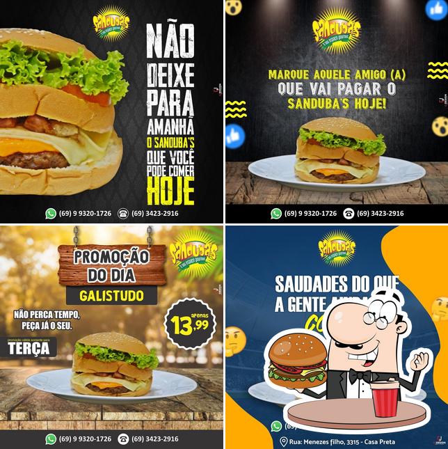 Peça um hambúrguer no SandubaS 1° distrito