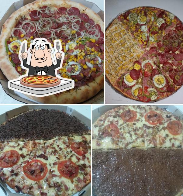 Consiga pizza no Pizzaria A Favorita & Hambúrgueria