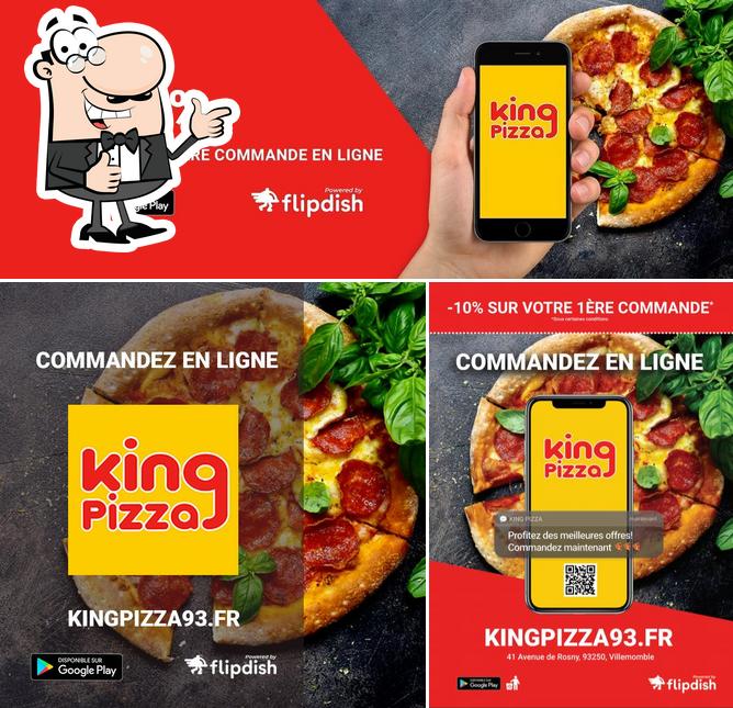 See the photo of King pizza