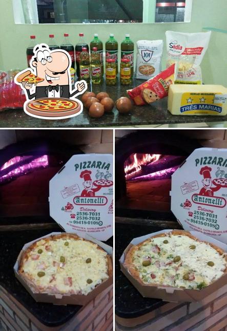 No Pizzaria Antonelli, você pode degustar pizza